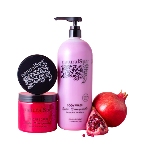 NaturalSpa Fruit Extracts Exotic Pomegranate Gift Pack