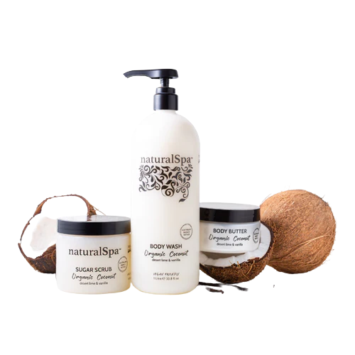 NaturalSpa Fruit Extracts Organic Coconut Gift Pack